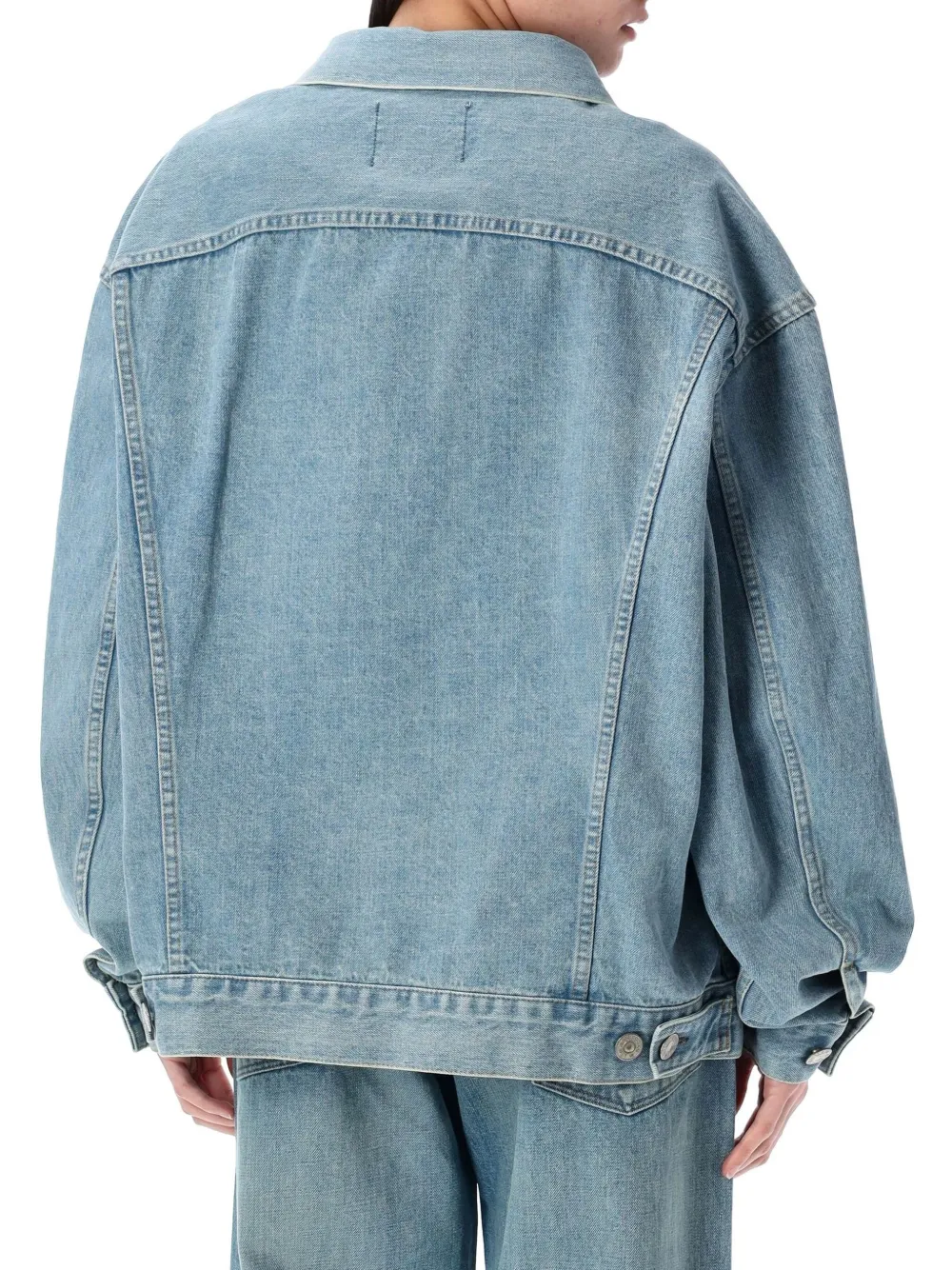 Junya Watanabe Katoenen jack Blauw