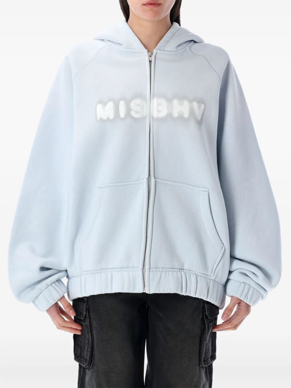 MISBHV hoodie en coton | bleu | Image 1