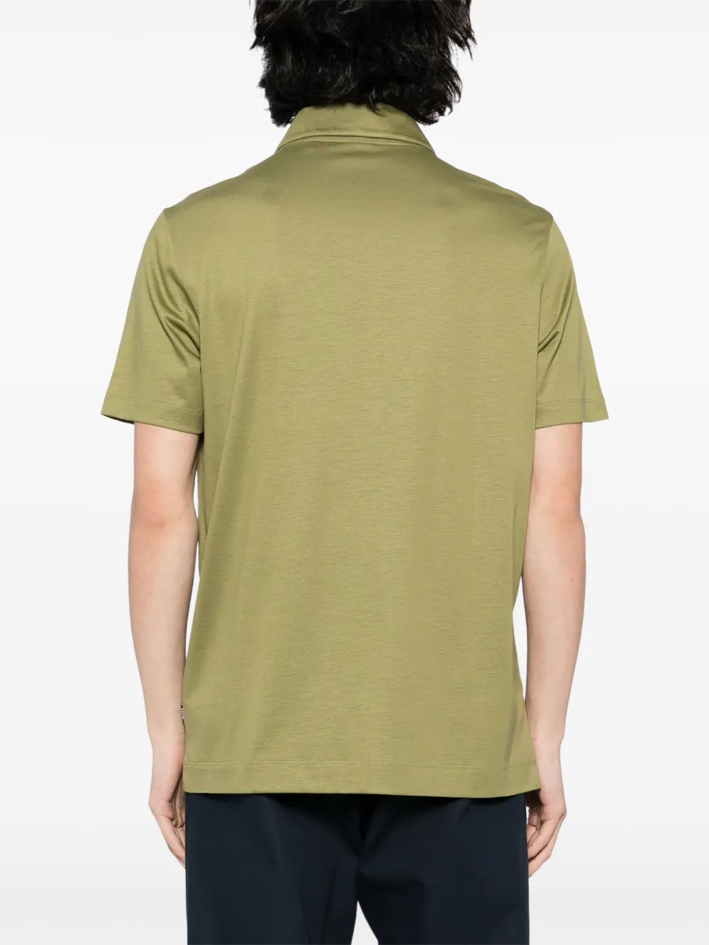 BOSS Poloshirt met korte mouwen Groen