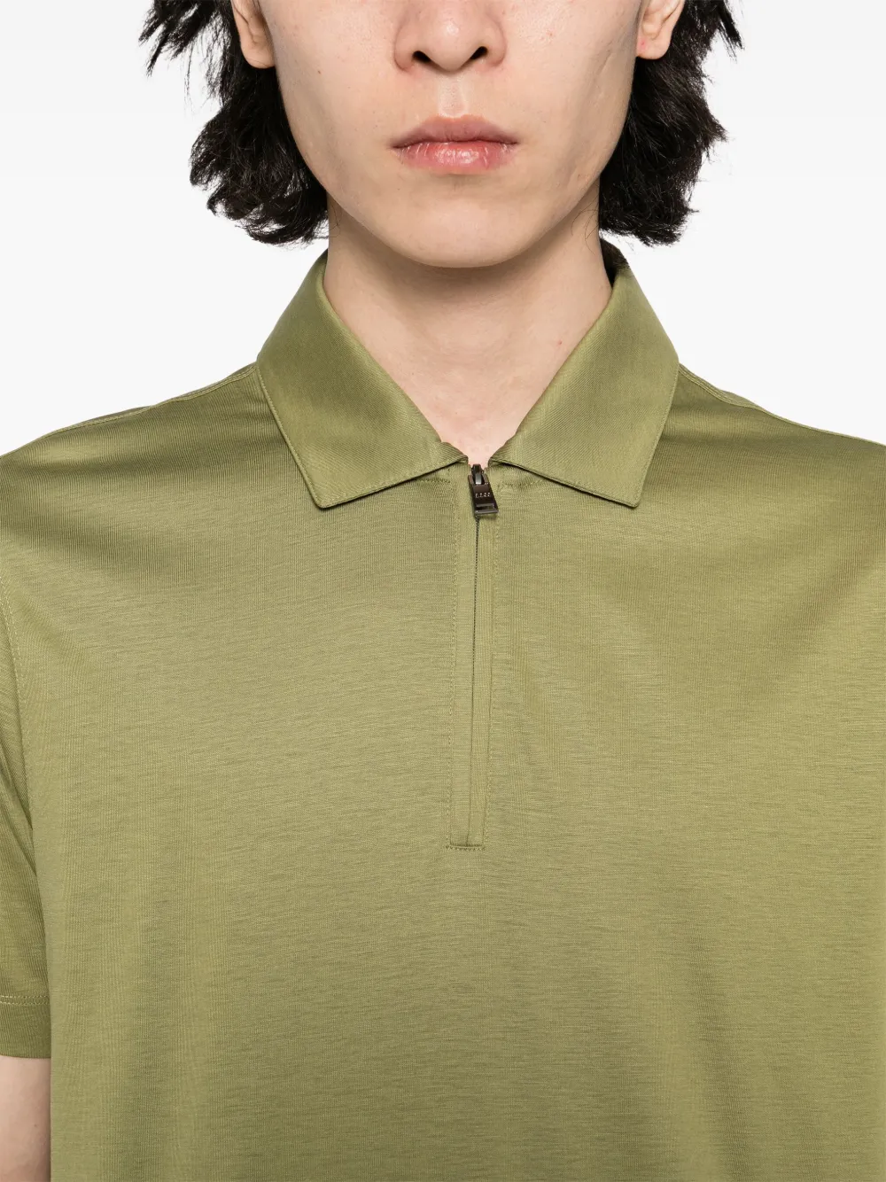 BOSS Poloshirt met korte mouwen Groen