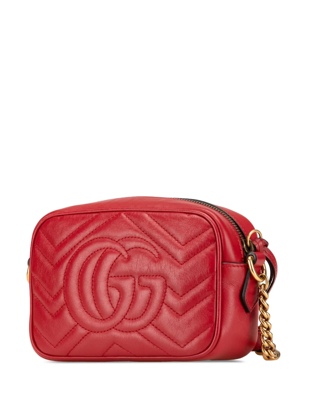 Gucci Pre-Owned 2016-2024 Mini GG Marmont Matelasse Leather crossbody bag | Pre-Owned | Image 2