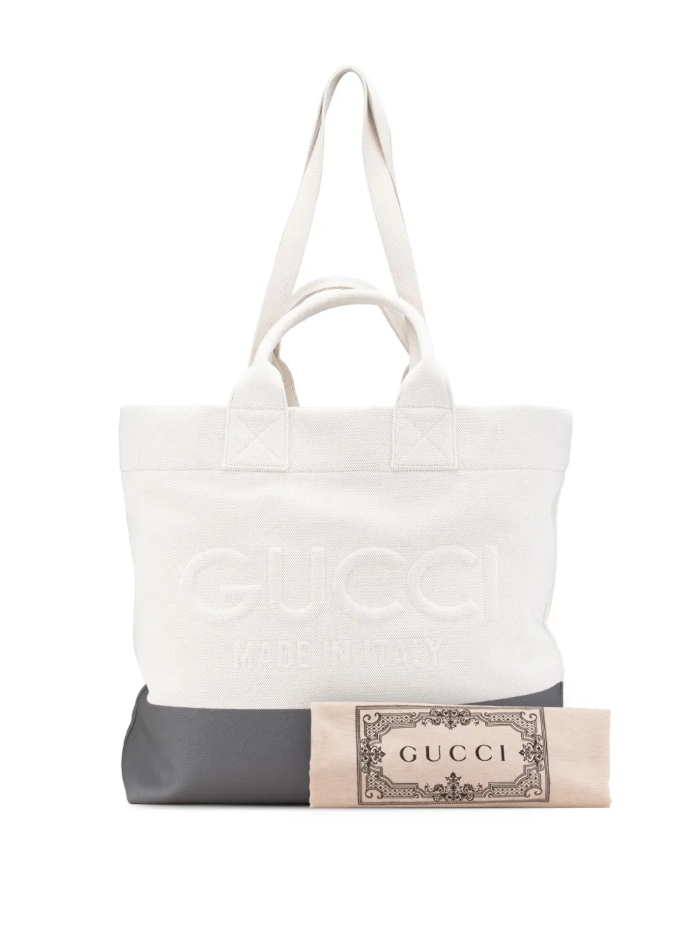2016-2024 Canvas Embossed Logo Tote Satchel