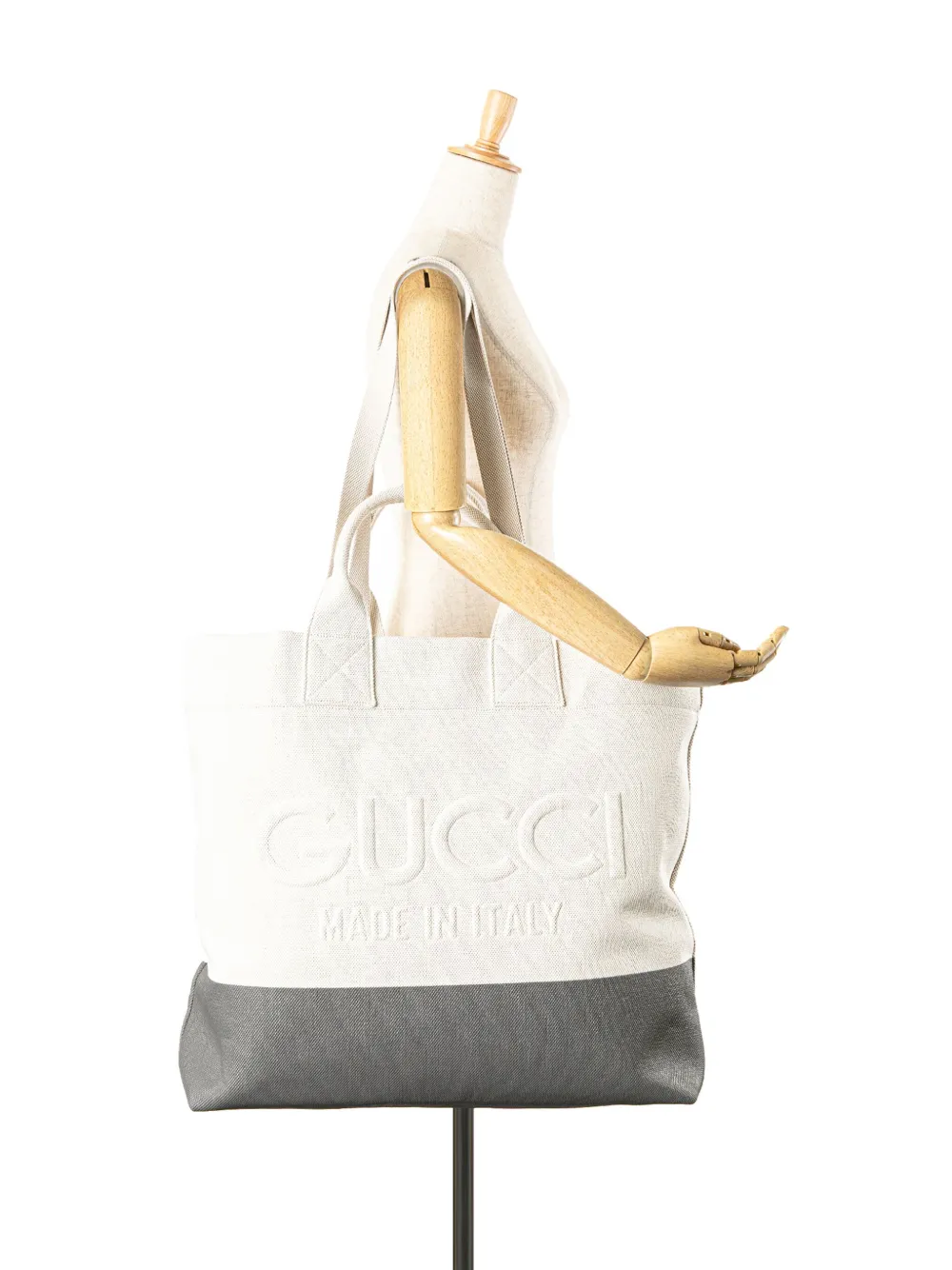 2016-2024 Canvas Embossed Logo Tote Satchel
