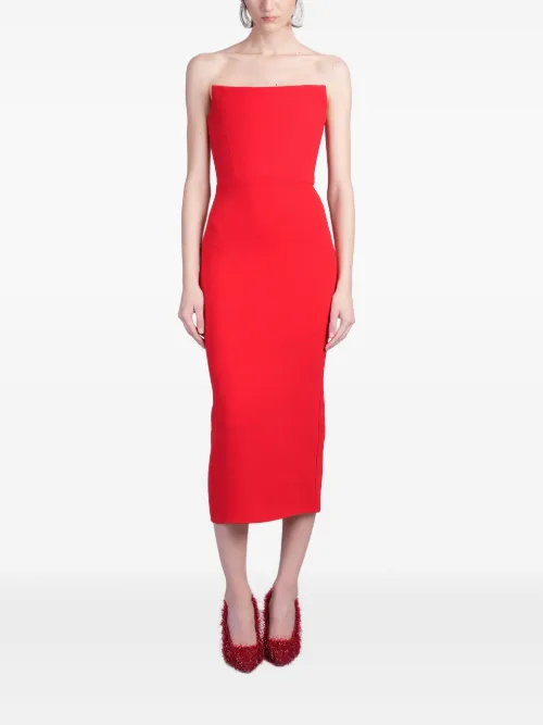Robe-bustier à coupe mi-longue - Alex Perry - Modalova