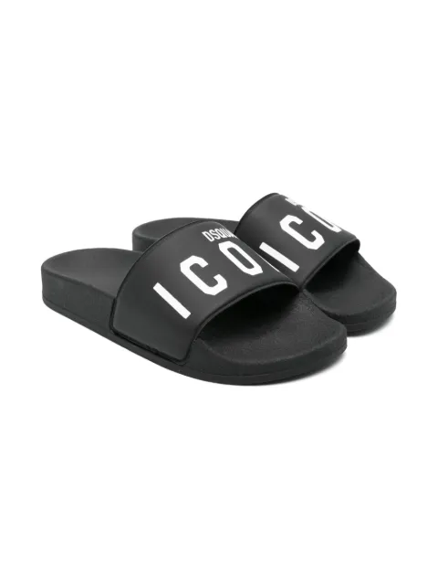 DSQUARED2 KIDS logo-print slides