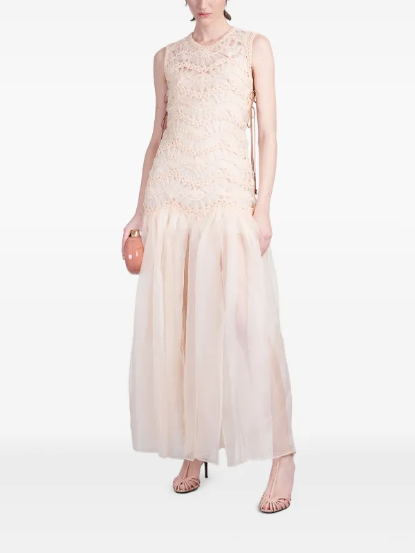 【Zimmermann】ILLUMINATE LACE MAXI DRESS レース マキシドレス Zimmermann Luminosity Plunging Spliced Lace Maxi Dress