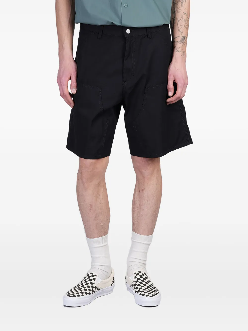 Carhartt WIP cotton shorts Zwart