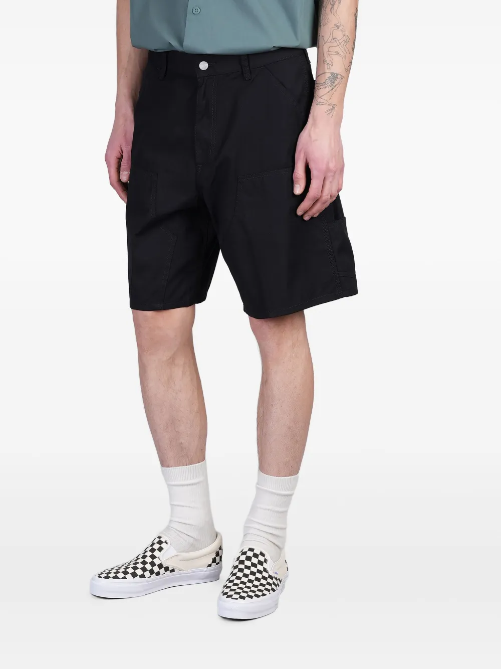 Carhartt WIP Katoenen shorts Zwart