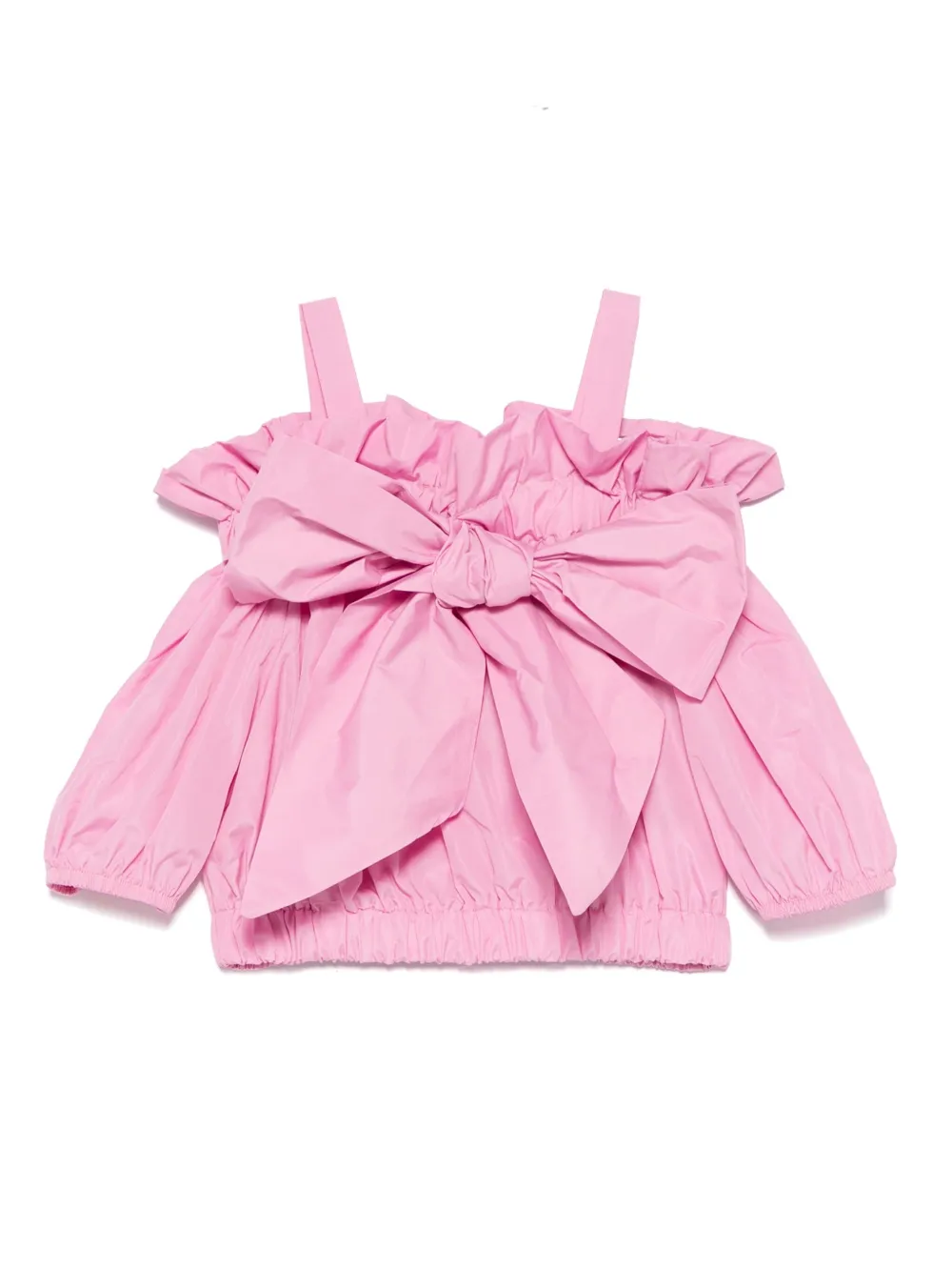 Miss Grant Kids بلوزة بأبليكة ربطة | وردي | Image 1