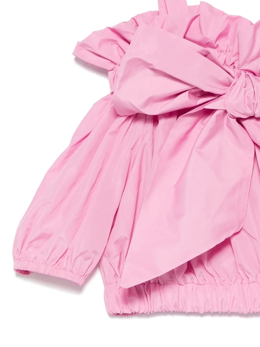Miss Grant Bow-appliqué Blouse In Pink