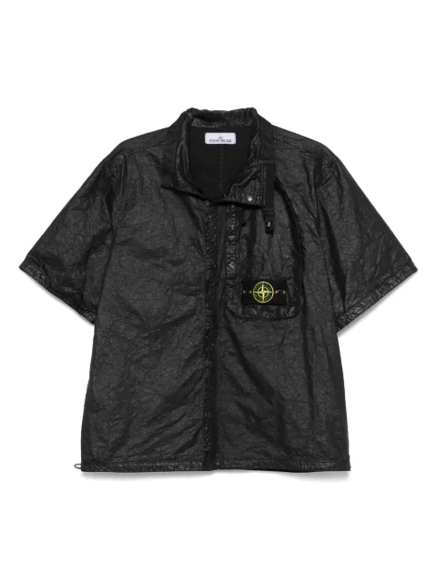 Stone Island camisa con motivo Compass