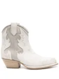 Vic Matie 50mm Rider ankle boots - White