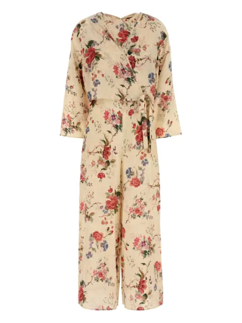 Weekend Max Mara floral wrap playsuit