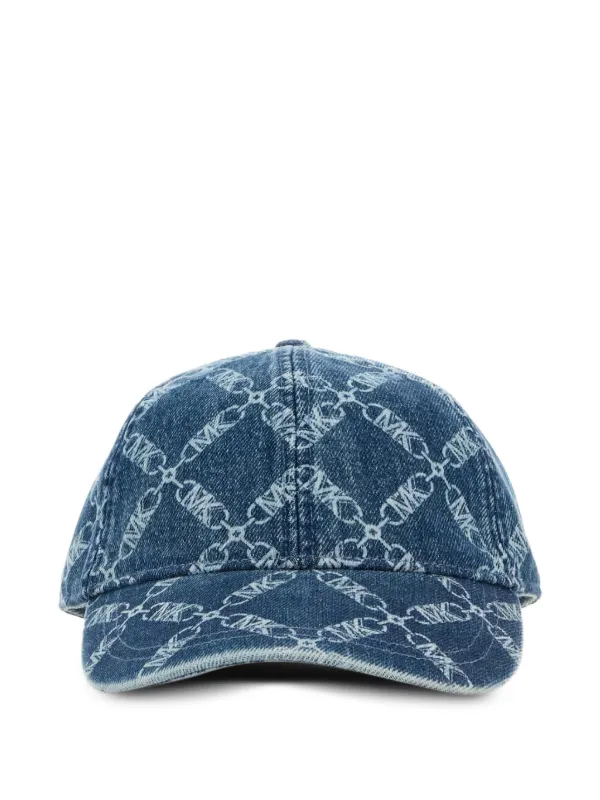 Michael Michael Kors Denim Baseball Cap Blue FARFETCH PH