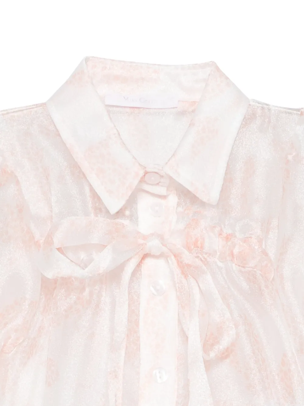 Miss Grant Kids Shirt met print Beige