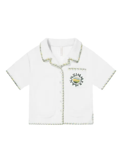 ZIMMERMANN Kids pikétröja med broderad ficka
