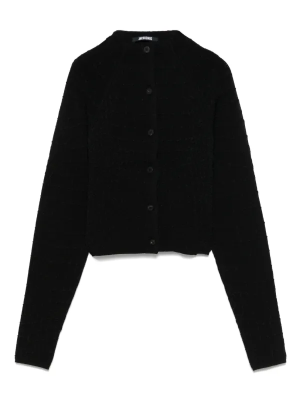 Jacquemus Scala Cardigan | Black | FARFETCH