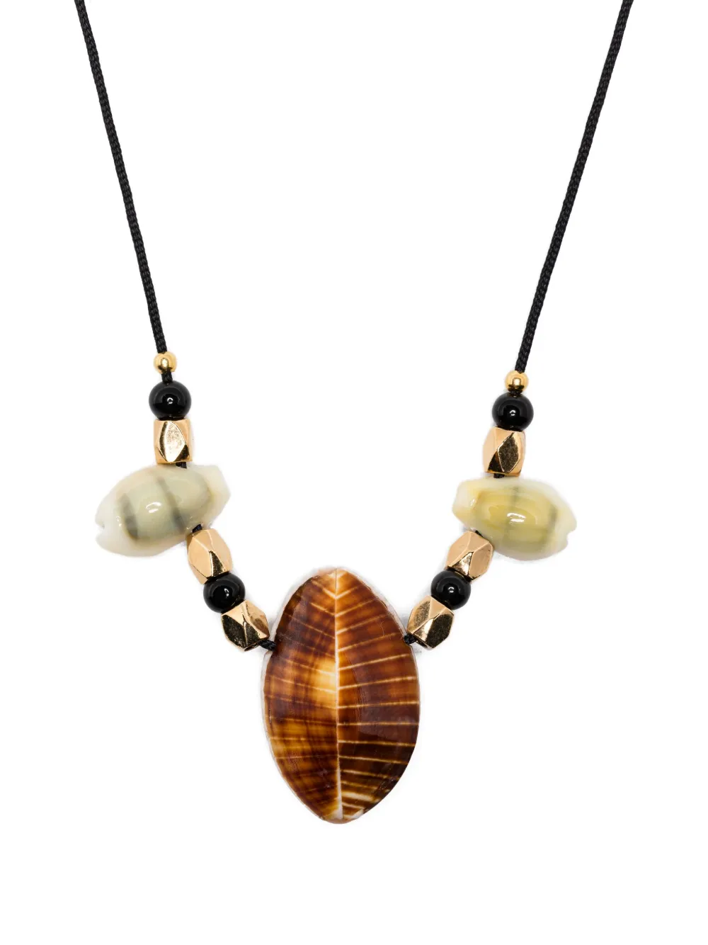 Isabel Marant Shell Necklace In Black