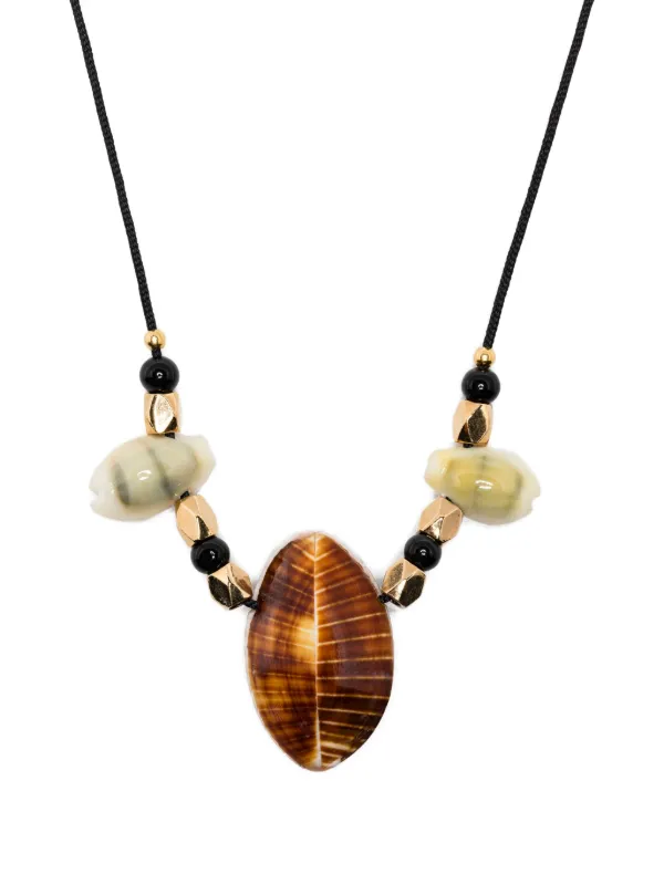 ISABEL MARANT シェル ネックレス | ブラック | FARFETCH JP