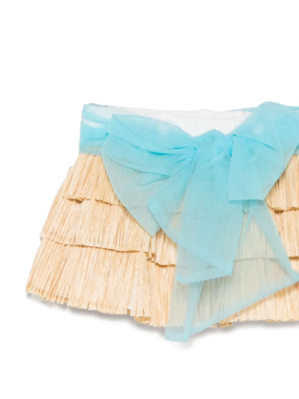 Miss Grant Kids Rok met strikdetail Beige