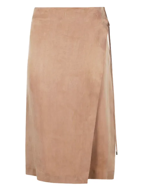 Blumarine falda con diseño cruzado