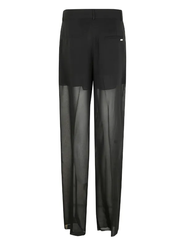 Blumarine Panelled Trousers | Black | FARFETCH