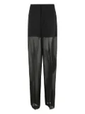 Blumarine panelled trousers - Black