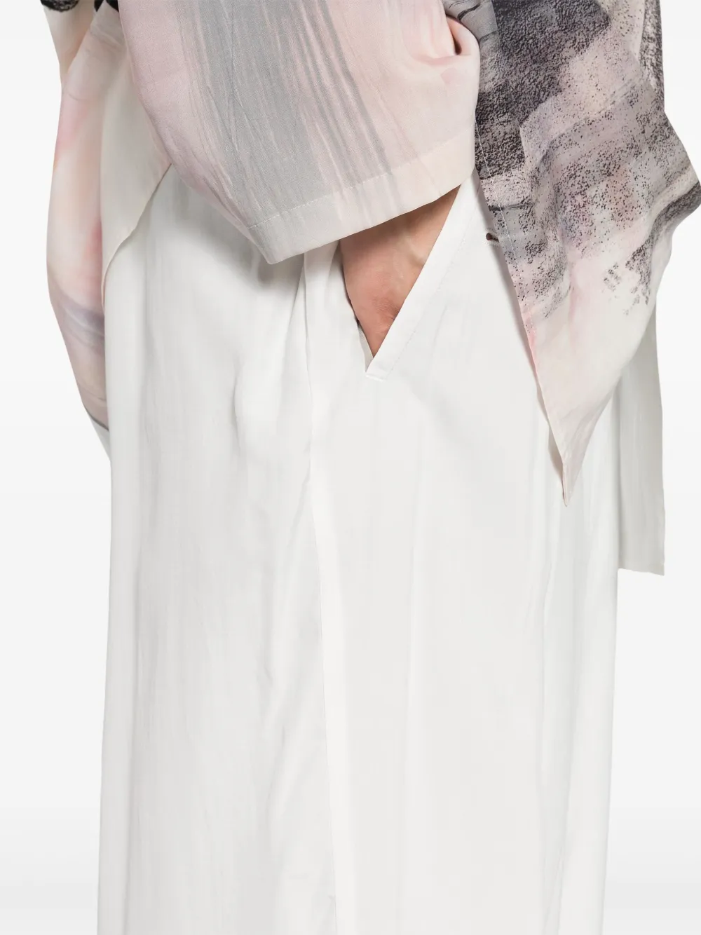 Yohji Yamamoto Ette broek Wit