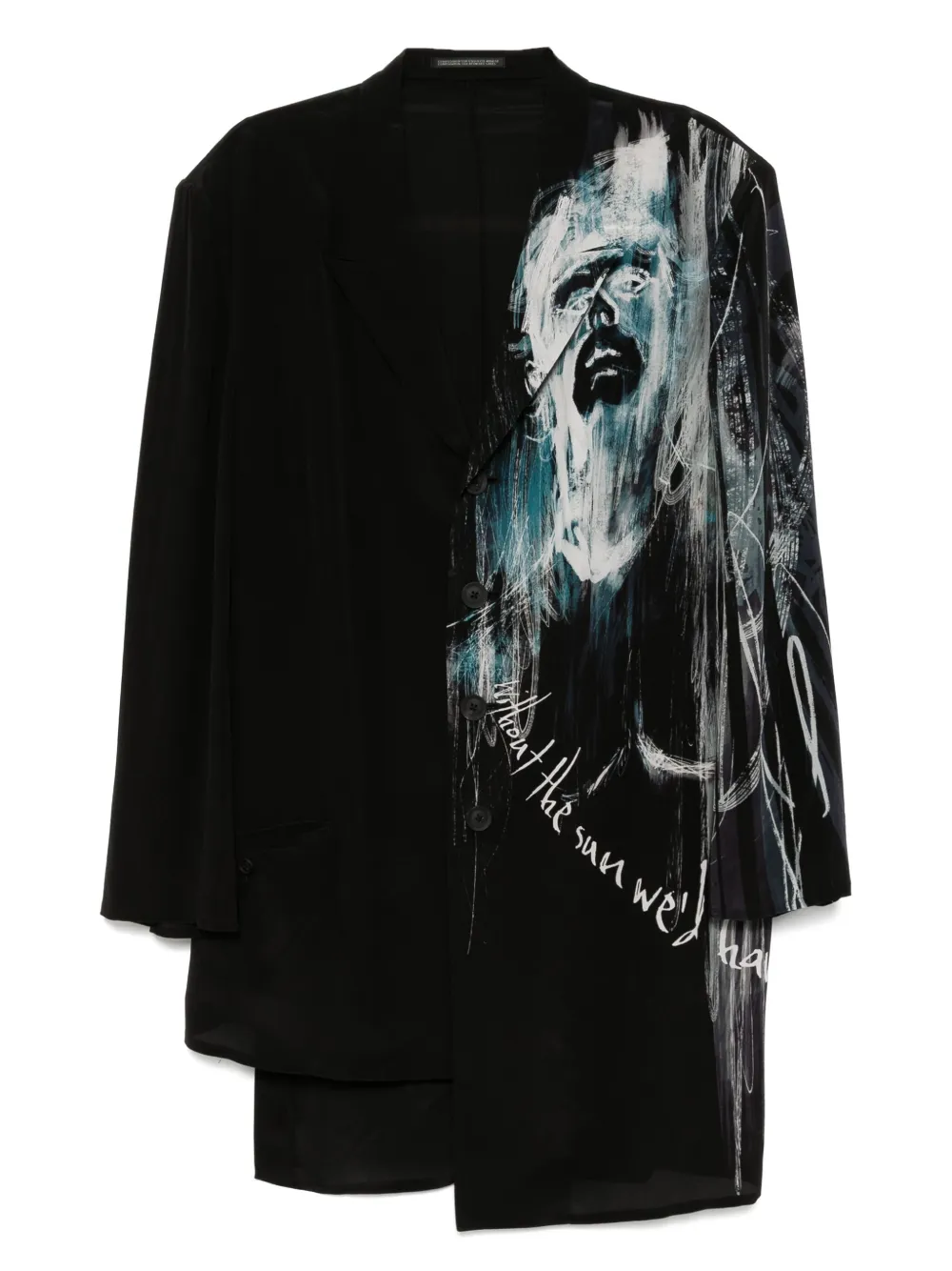 Yohji Yamamoto blazer à design patchwork | noir | Image 1