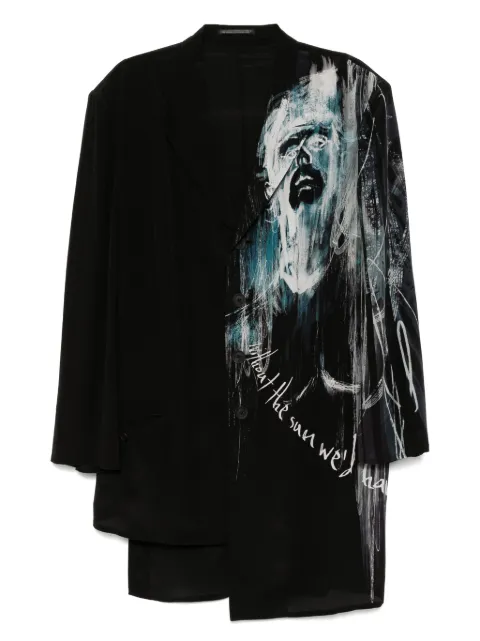 Yohji Yamamoto pattered blazer