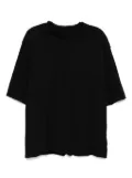 Attachment layered T-shirt - Black