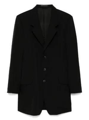 Yohji Yamamoto double-breasted Blazer | ブラック | FARFETCH JP