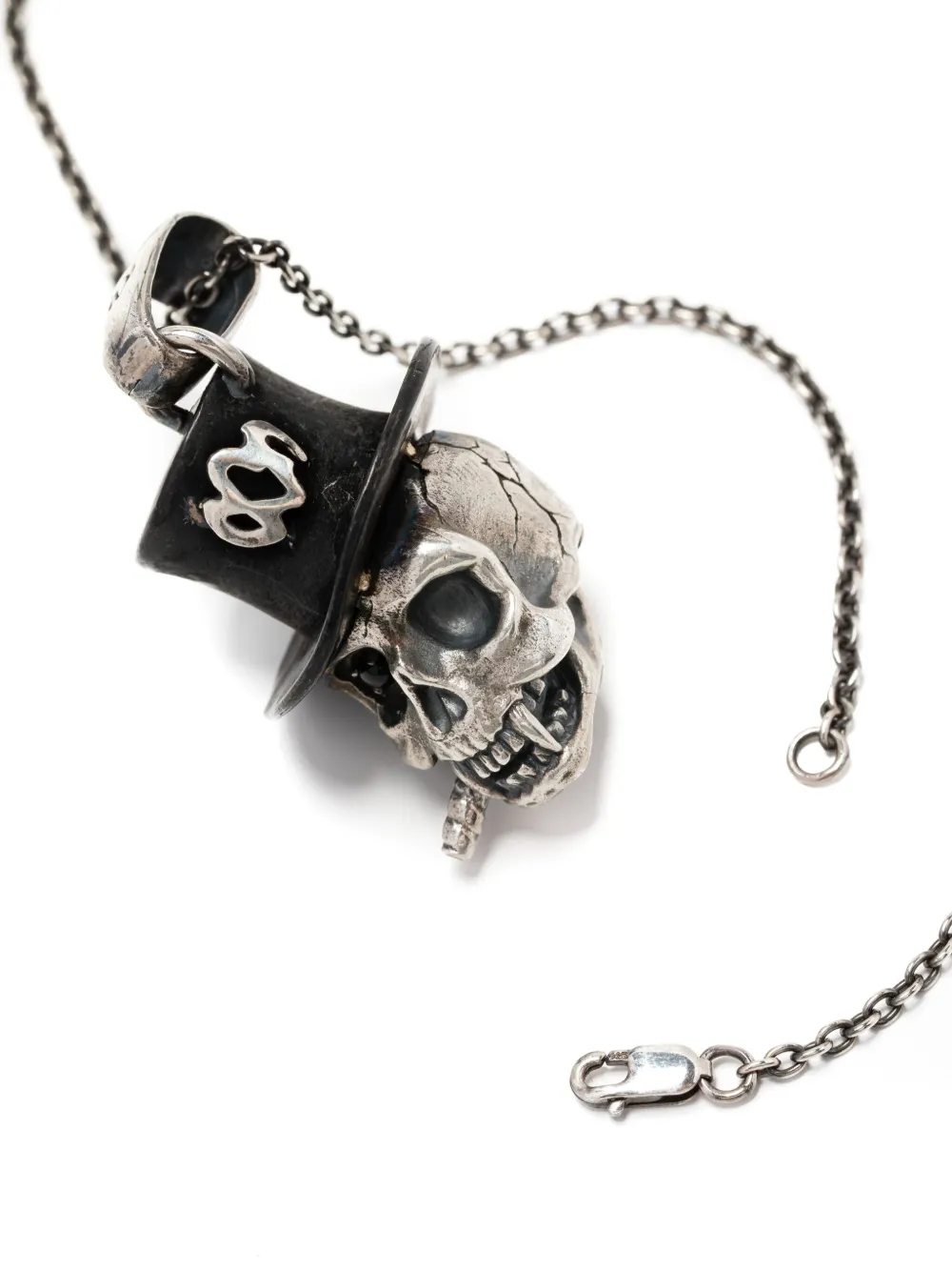 Yohji Yamamoto collier à pendentif squelette | Image 2