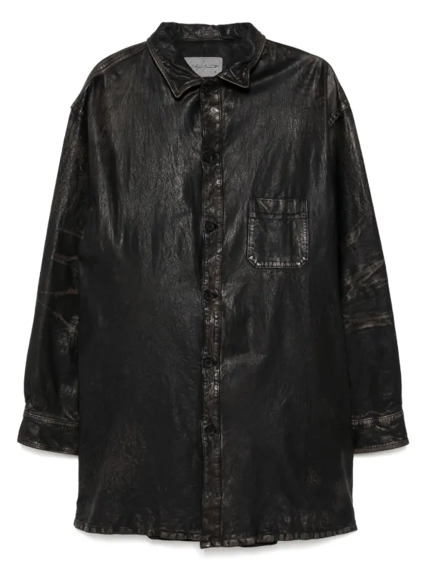 Yohji Yamamoto Mimosa シャツジャケット | ブラック | FARFETCH JP