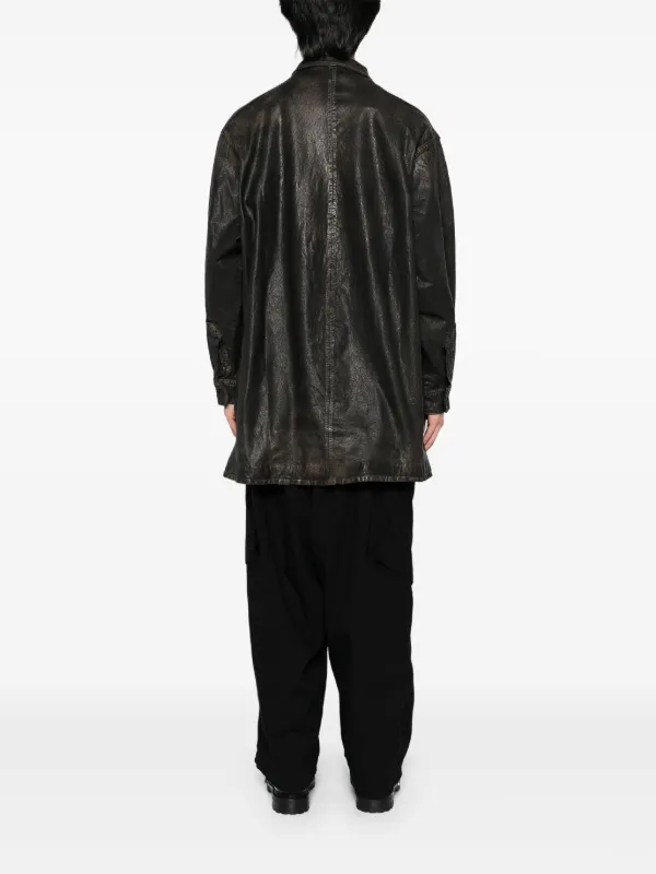 Yohji Yamamoto Mimosa シャツジャケット | ブラック | FARFETCH JP
