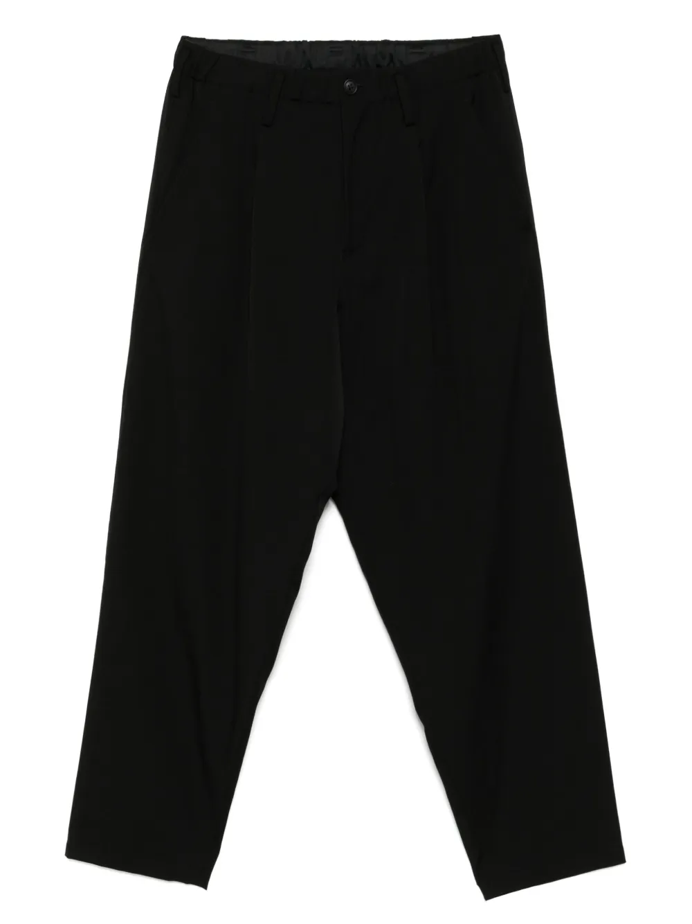 Yohji Yamamoto wool gabardine trousers | Black | Image 1