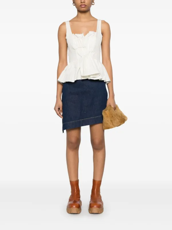 ミニスカート VIVIENNE WESTWOOD Mini Skirt Vivienne Westwood double-waisted Mini Skirt | Blue | FARFETCH
