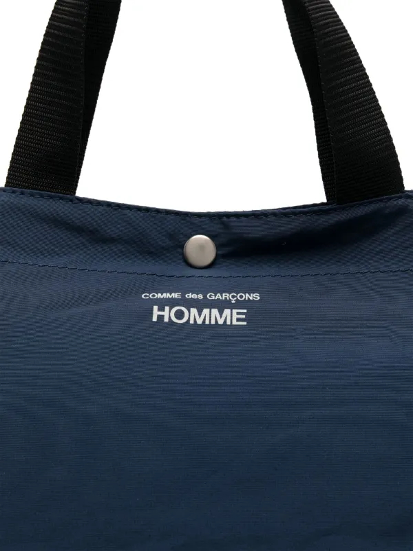 Comme Des Garçons Homme logo-print Shoulder Bag Blue FARFETCH IN