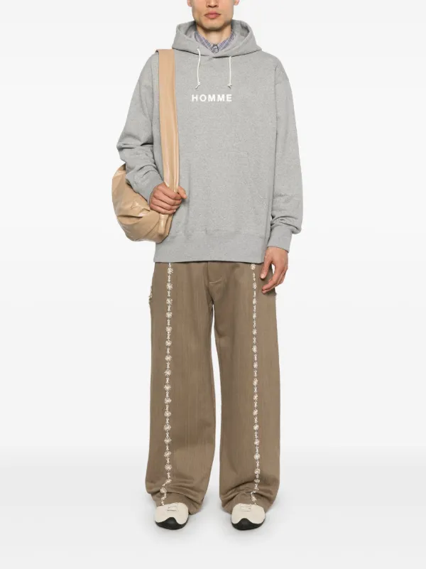 COMME des GARÇONS 　HOMMEパーカー Comme Des Garçons Homme ロゴ パーカー | ブラック | FARFETCH JP