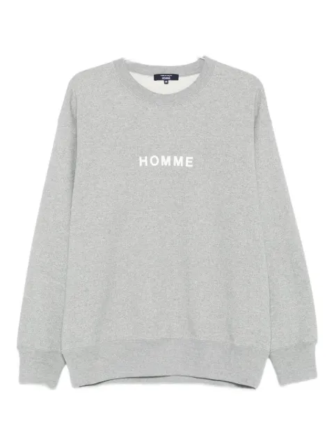 Comme des Garçons Homme سويت شيرت قطن برقبة مستديرة