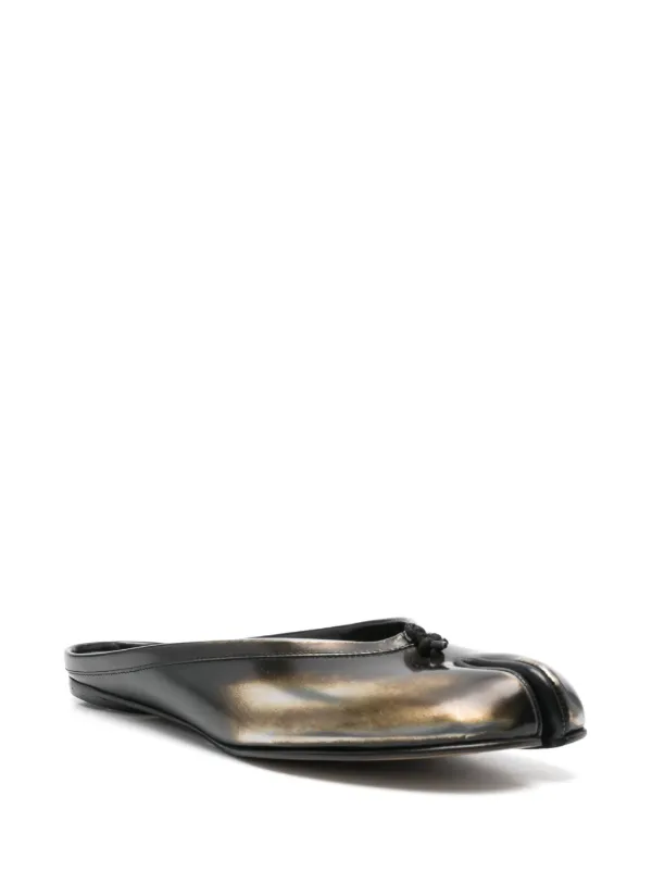 サンダル・ミュール Maison Margiela Tabi S58WP0234 PR869 T6172 Women's Mule Sand Buy Maison Margiela Wmns Leather Tabi Heeled Sandal 'Black