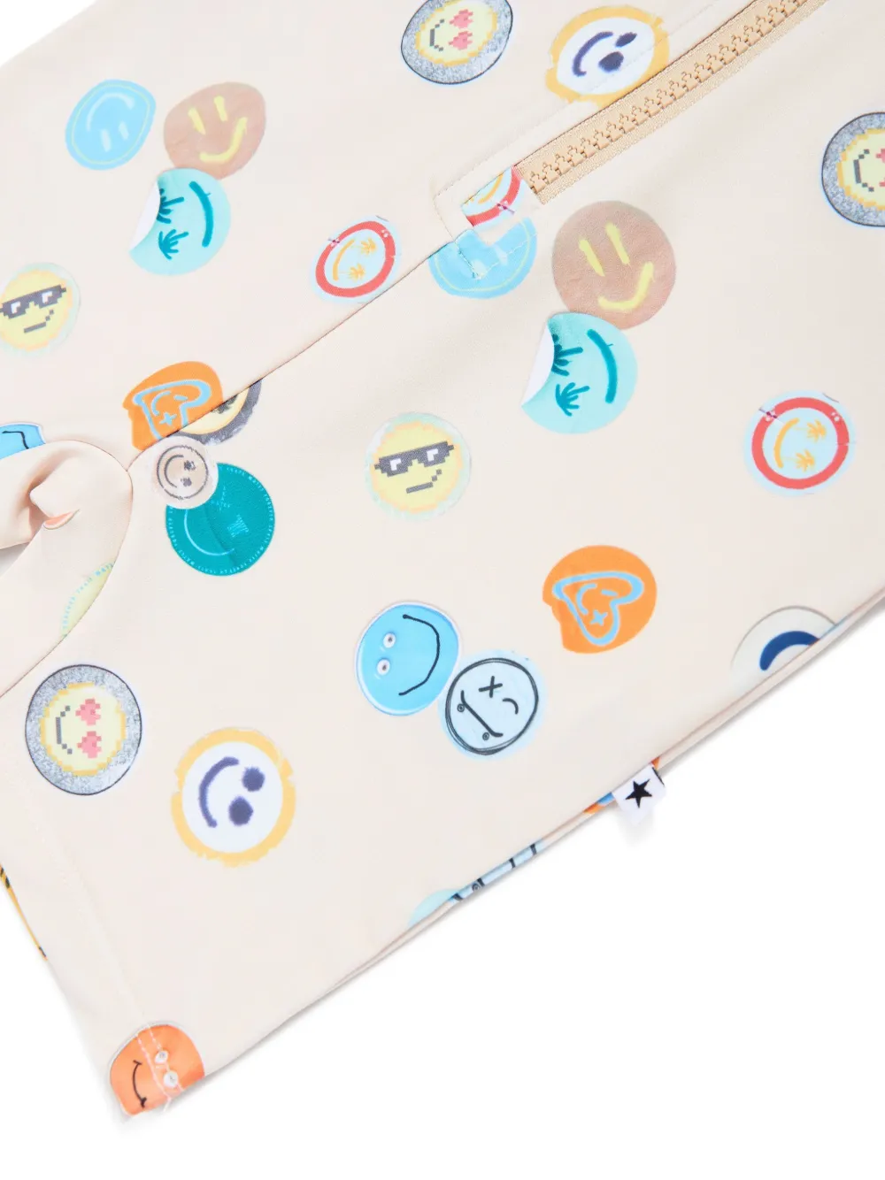 Molo Smiley Face pak met zonbescherming Beige
