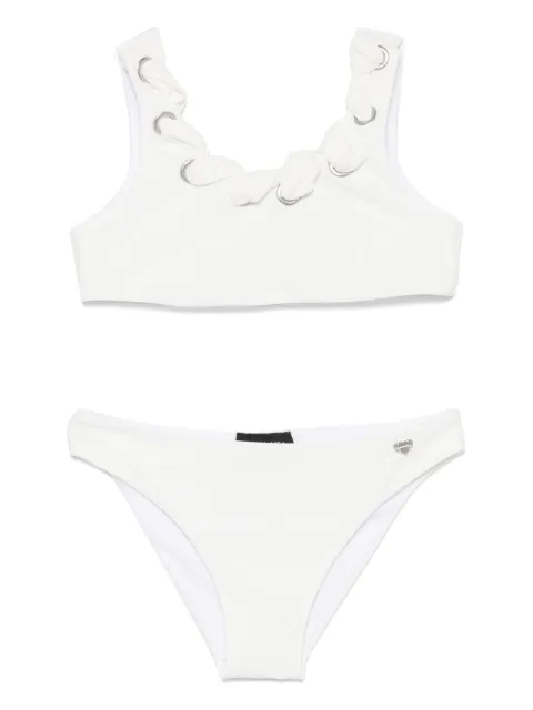 Monnalisa decorative-stitching bikini