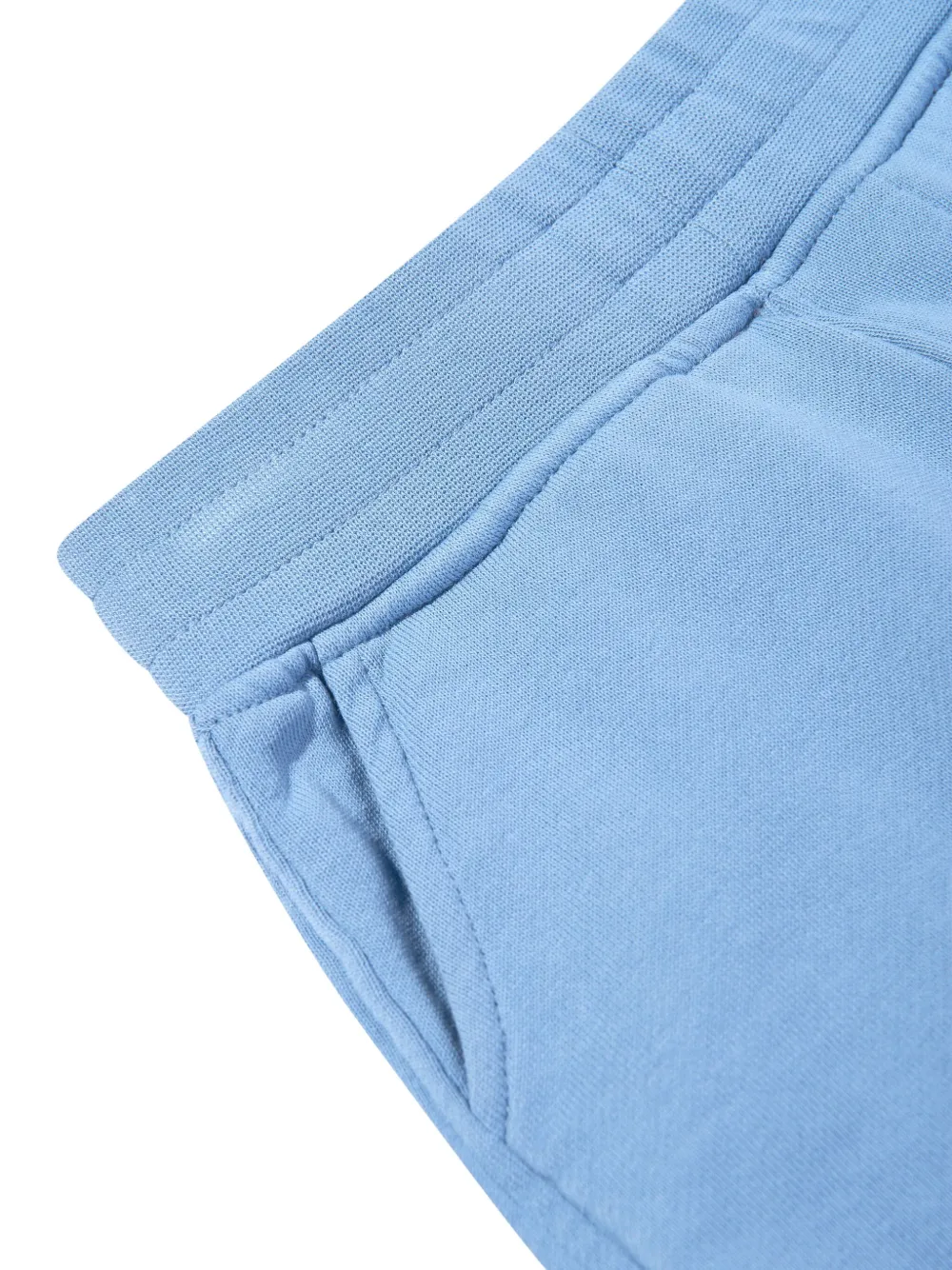 C.P. Company Kids Shorts met logopatch Blauw