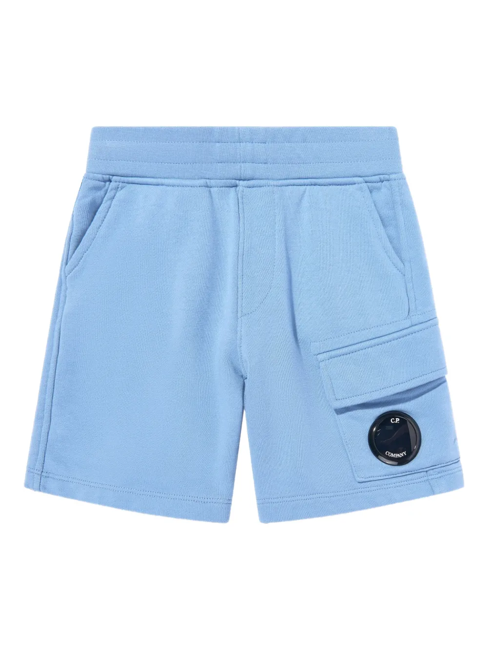 C.P. Company Kids ロゴ ショートパンツ - ブルー C.P. Company Kids ロゴ ショートパンツ - ブルー