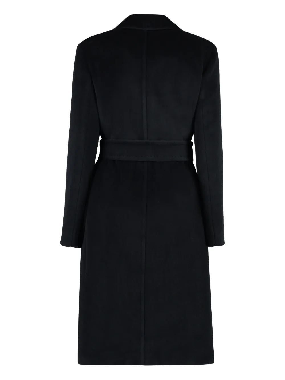 Max Mara belted wool coat Zwart