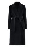 Max Mara belted wool coat - Black
