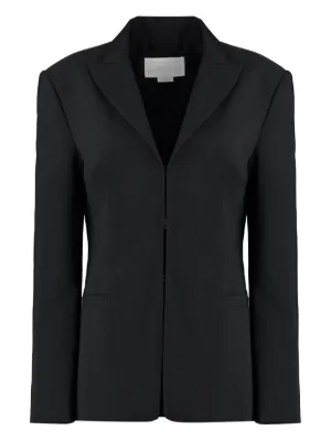 MM6 Maison Margiela ノーカラージャケット | ブラック | FARFETCH JP