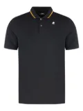 K-Way Jud contrasting-collar polo shirt - Black