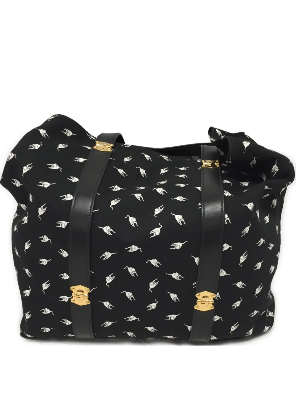 Miu Miu printed tote bag | Black | Image 1
